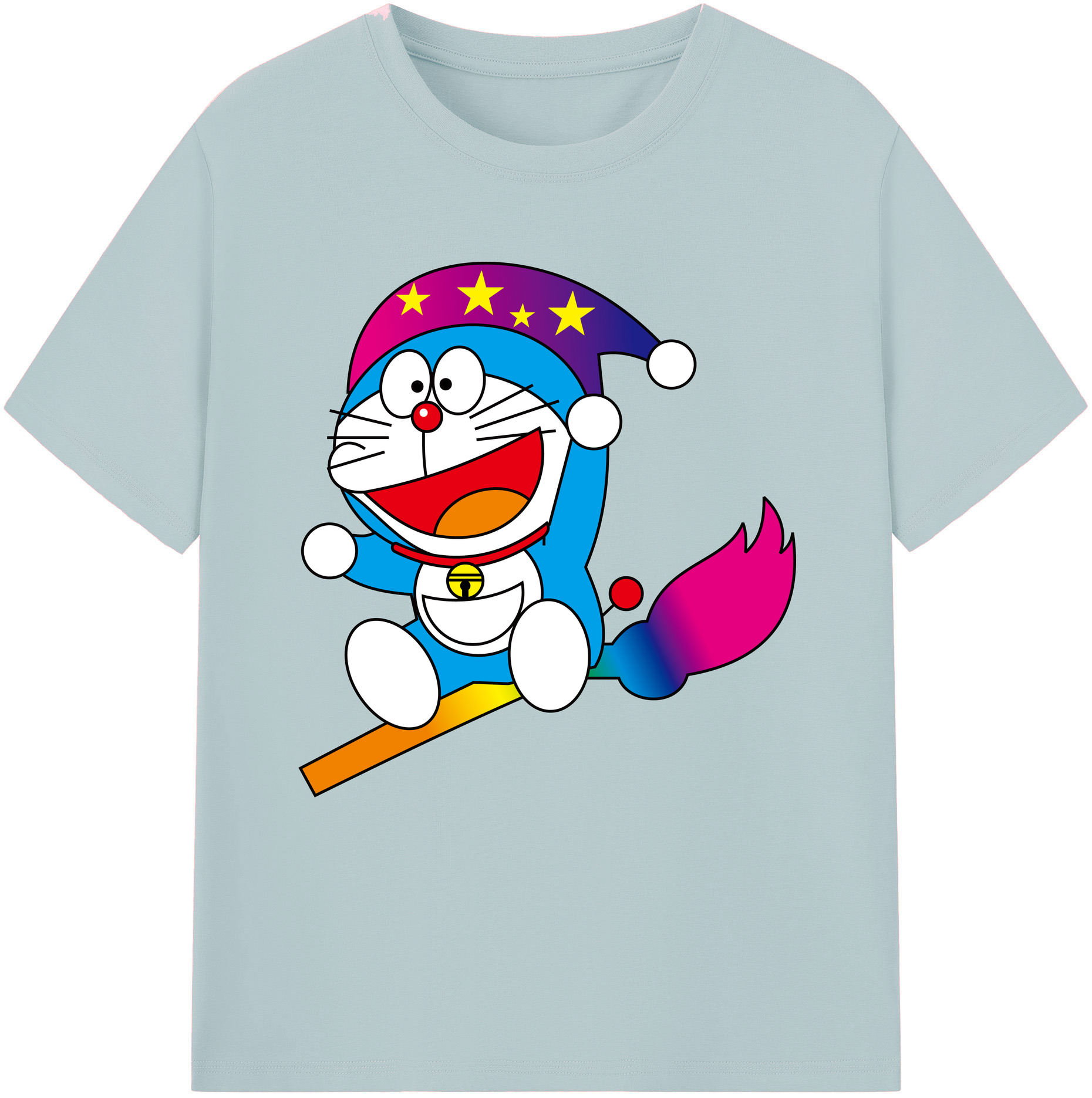 （画像用） ドラえもん Doraemon 綿100％半袖Tシャツ（フロントプリント）